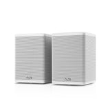 Teufel CINEBAR LUX Surround 5.0 Set - Soundbar met Draadloze Rear Speaker, Dolby Audio, W-LAN, Bluetooth, Multiroom, 4K Pass-Through, Dynamore 3D, HDMI 3D ARC CEC - wit