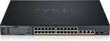 Zyxel 24-poorts 2.5G Multi-Gig PoE++/PoE+ Lite-L3 Smart Managed Switch 700W met 6-poorts 10G Uplink (4 koper/2 SFP+) [XMG1930-30HP]