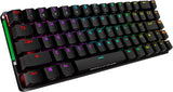 ASUS ROG Falchion - Draadloos mechanisch gamingtoetsenbord 65% (68 toetsen, Aura Sync verlichting, touchscreen zijoppervlak, bescherming van polycarbonaat, Cherry MX-schakelaars, tot 450 uur, QWERTZ