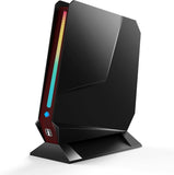 Mini Gaming PC Core i9-13900HK / RTX4060 8G, 32GB DDR5, 1TB PCIe4.0 SSD, RGB-verlichting met uitschakelfunctie, WiFi6E/BT5.3/2xHDMI2.0/1xUSB-C 4K@60Hz Win11 Pro Desktopcomputer