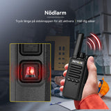 Retevis RT668B Walkie Talkies voor Volwassenen, Oplaadbare Walkie Talkies met 10-Voudige Oplader, PMR446 Professionele Portofoon, USB-C, voor School, Restaurant (Zwart, 10 Stuks)