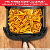 Tefal EY5018 Easy Fry & Grill Classic Hot Air Fryer, 2-in-1 Technology (Air Fryer and Grill), Capacity: 4.2 Litres, Adjustable Temperature, Timer, Black