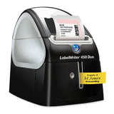 DYMO LabelWriter 450 Duo etikettenprinter 600 x 300 DPI - labelprinter (directe thermisch, 600 x 300 dpi, 71 lpm, zwart, zilver, 5,6 cm, D1)