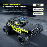 SupKonXi op afstand bestuurbare auto, 4WD terreinwagen, 40 km/u racewagen, 1:18 monstertruck, 2,4 GHz RC-crawler voor alle terreinen, 2 batterijen 60 minuten, speelgoedauto voor kinderen, volwassenen