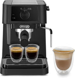 De'Longhi Stilosa EC230.BK, traditionele barista-pomp espressomachine, espresso en cappuccino, zwart