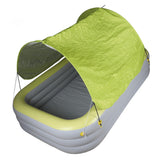 Inflatable Sunbed Sun Lounger, Inflatable Swimming Pool with Large Capacity with Thickened Canopy, Protection Outdoor Inflatable Pool for Adult Family Backyard Outdoor (GREEN)
