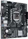 ASUS Prime H510M-K Gaming Moederbord Socket Intel LGA 1200 (Intel H510, mATX, PCIe 4.0, Intel 1GB Ethernet, HDMI, D-Sub, SATA 6Gbit/s, COM-header, RGB Header)