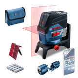 Bosch Professional Combilaser Gcl 2-50 C (Rode Laser, Binnenafwerking, Met Appfunctie, Houder, Zichtbaar Werkbereik: Max. 20 M, 4X Aa-Batterij, In Kartonnen Doos)
