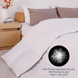 puredown® 7,5 Tog Alle seizoenen 30% dons- en 70% veren dekbed/Quilt donsbestendige stof wasbaar