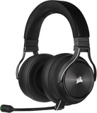 Corsair VIRTUOSO RGB WIRELESS XT High-Fidelity Gaming Headset met Spatial Audio (Dual-Wireless Aansluitingen, PC, Mac, PS5, Xbox Series X|S, Nintendo Switch en Mobiele Compatibiliteit) Leigrijs