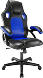 Play haha. Gaming stoel Bureaustoel Draaistoel Computerstoel Werkstoel Bureaustoel Ergonomische stoel Racestoel Lederen stoel PC-gamingstoel (Blauw)
