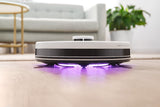 SENCOR Stofzuigerrobot met UVC-desinfectielamp, wifi met app, 5-traps cartografie met intelligente planning, nauwkeurige lasernavigatie, obstakeldetectie, 120 minuten