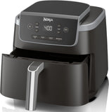 Ninja AF141 Air Fryer Pro 4-in-1 met 5 QT-capaciteit, luchtbakken, braden, opwarmen, dehydrateren, luchtknapperige technologie met 400F voor hete, knapperige resultaten in slechts enkele minuten,