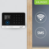 Draadloos Alarmsysteem met Sirene GSM 4G LTE + WiFi HXA003 | TUYA App | Compleet Smart Home Beveiligingssysteem met 5x Bewegingssensor, 5x Deur/Raamsensor | Geschikt voor Huis en Appartement