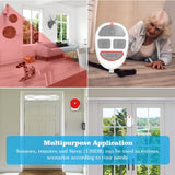 Draadloos huisalarm, 5G wifi, veiligheidssystemen voor thuis met app, 16-delige alarmset met 120 dB sirene, voor camper, garage, kantoor, compatibel met Alexa, Google