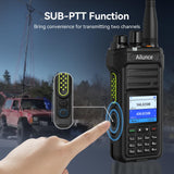 Retevis Ailunce HA1UV Ham Radio met Speaker Mic, Dual Band Amateur Radio, IP67 Waterdicht, 2800mAh Oplaadbaar, Lange Bereik Handheld Transceiver voor Noodredding, Ham Event (1 Stuks)