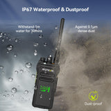 Retevis NR30D DMR Handheld Radio, Krachtige 2 Weg Radio, Waterdicht IP67, 2800mAh, Compatibel Met AES256 Voor Reddingsacties in de Buitenlucht (Zwart, 1 Stuks)