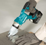 Makita DJS200Z Accu-plaatschaar 2,0 mm 18V (zonder accu, zonder oplader), petrol