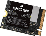 CORSAIR MP600 MINI 1TB M.2 NVMe PCIe x4 Gen4 2 SSD – M.2 2230 – Tot 7.000MB/sec Sequentieel Lezen – High-Density 3D TLC NAND – Perfect Voor Steam Deck en Microsoft Surface – Zwart