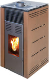 JOIMA - Pelletkachel Zonder Stroom Model NATUR STYLE 8 kW - Bruin