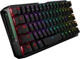 ASUS ROG Falchion - Draadloos mechanisch gamingtoetsenbord 65% (68 toetsen, Aura Sync verlichting, touchscreen zijoppervlak, bescherming van polycarbonaat, Cherry MX-schakelaars, tot 450 uur, QWERTZ