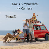 DJI Mini 2 Fly More Combo — Ultralichte en opvouwbare drone voor volwassenen en kinderen, 3-assige gimbal met 4K-camera, 12 MP-foto's, 31 minuten vliegtijd, OcuSync 2.0 10 km HD-videotransmissie van 10 km, QuickShots, grijs