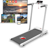 YM Elektrische loopband, inklapbaar, maxi looptapijt, 42 cm, Italiaans merk, versterkt frame, app Kinomap Zwift Bitgym, ruimtebesparend, 12 programma's, model Next 1000 Your Move