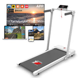 YM Elektrische loopband, inklapbaar, maxi looptapijt, 42 cm, Italiaans merk, versterkt frame, app Kinomap Zwift Bitgym, ruimtebesparend, 12 programma's, model Next 1000 Your Move