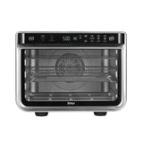 Ninja Foodi 10-in-1 Multifunctionele Oven, Draagbare Mini-Oven voor Aanrecht en Werkbladen, Multifunctionele Oven met 10 Kookfuncties; Airfryen, Braden, Grillen, Bakken en Meer, Zilver/Zwart DT200EU