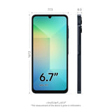 SAMSUNG *A065F/DS GALAXY A06 (6.7'' - 4/128GB - NO EU, WARRANTY 2 ANS PAR HIM) BLACK