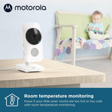 Motorola Nursery VM 483 VM483 - Video Babyfoon - Babyfoon met Camera - 2,8 Inch Scherm - Nachtzicht - Digitale Zoom - Terugspreek Functie