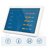 weer & radar home 3, WeerDisplay met WeerRadar: nieuwe generatie wifi-weerstations, incl. binnenklimaatsensor, UV-index, pollenprognose, gedetailleerde verwachting, weerwaarschuwingen