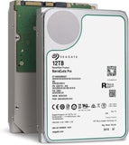 Seagate Barracuda Pro 12TB interne harde schijf prestaties HDD - 3,5 inch SATA 6 Gb/s 7200 RPM 256 MB cache voor computerdesktop (ST12000DM0007) (vernieuwd)