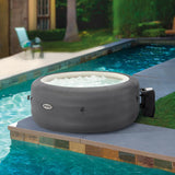 INTEX 28483E SimpleSpa Inflatable Hot Tub 4 Person Bubble Massage Spa: Includes Insulated Cover - Built-in QuickFill Inflation - Calming Jets - 77" x 26"