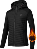 MoFiz Fleecejack voor dames, sportjas, wandeljas, outdoorjas, hardlopen, winter, ademend, hybride jas, vrijetijdsjas