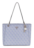 GUESS Noelle Noel Tote Light Blue Logo