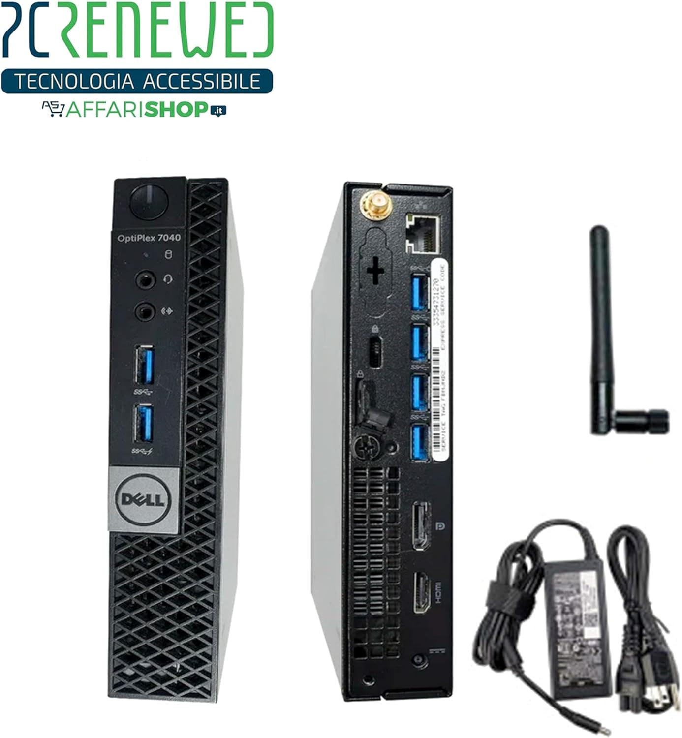 DELL OptiPlex 7040 Desktop-pc, Core i7 tot 3,60 GHz, Windows 11 Pro, 16 GB RAM SSD 240 GB, USB 3.1 HDMI mini-computer, vaste schijf, bureau, gereviseerd