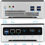 Mini Computer Core i7-1065G7,Mini PC Windows 11 64GB DDR4 RAM 512GB M.2 NVME SSD,Micro PC 2 NIC,USB3.0 HDMI DP Dual 4K Output, Dual Band WiFi BT 4.2 ALLASONE