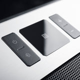 Teufel CINEBAR TRIOS 3.1 set - Soundbar met draadloze vlakke subwoofer, aluminium behuizing, Dolby Audio, NFC, Bluetooth aptX, HDMI 3D ARC CEC - Titanium