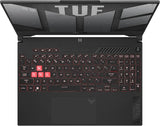 ASUS TUF Gaming A15 Laptop, 15,6 Full HD 16:9 IPS-display, AMD Ryzen 9 8945H, 16 GB RAM, 1 TB SSD, NVIDIA RTX 4060, Windows 11, QWERTZ toetsenbord, Mecha Grey