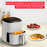 Tefal EY145A Easy Fry Compact Airfryer 3 L, 3 Litre Capacity, for 1 to 4 People, Time and Energy Saving, Digital Control Panel, 10 Automatic Cooking Methods