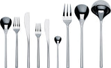 Alessi MU bestekset 75 stuks. roestvrij staal glanzend gepolijst, zilver, 3,5 x 41 x 6,5 cm