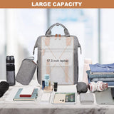 LOVEVOOK Laptoprugzak voor Dames, 17 inch Waterdicht Rugzak Dames Schoolrugzak voor Jongens en Tieners met Kleine Opbergtas, Grote Rugzakken voor Reizen School Universiteit Werk