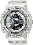 Casio GA-114RX-7AER Analoog digitaal kwartshorloge voor heren met armband van kunststof, Transparant, Armband