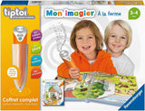 Ravensburger 4005556000357 Coffret complet Lecteur interactif + Livre à la Ferme tiptoi complete set met interactieve lezer + boek mijn imagier op de boerderij