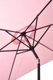 Gartenfreude parasol, marktscherm, UV+50, 270 cm, pastelroze