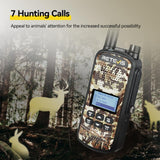 Retevis EZTalk 62 Walkie-talkies, Walkie-talkies voor Volwassenen met Één Sleuteldemping, 7 Jachtoproepen, IP67 Waterdicht, 2200 mAh, Tweewegradio voor Jacht, Buitenavontuur (2 Stuks, Camouflage)