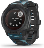 GARMIN Instinct Solar Surf Edition, Health Smartwatch, GPS, Zonne-Energie, Waterdicht, GPS, Sport & Fitness Functies (Gereviseerd)