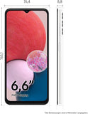 Samsung Galaxy A13 SM-A137F, Android Smartphone, 6,6 inch Infinity-V TFT-display, 5000 mAh accu, 4 GB RAM/64 GB geheugen, Dual-SIM, wit, incl. 30 maanden garantie [exclusief bij Amazon]