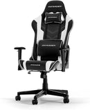 DXRacer (Het Origineel) Prince P132 Gamingstoel, Kunstleer, Zwart-Wit, Tot 185 cm